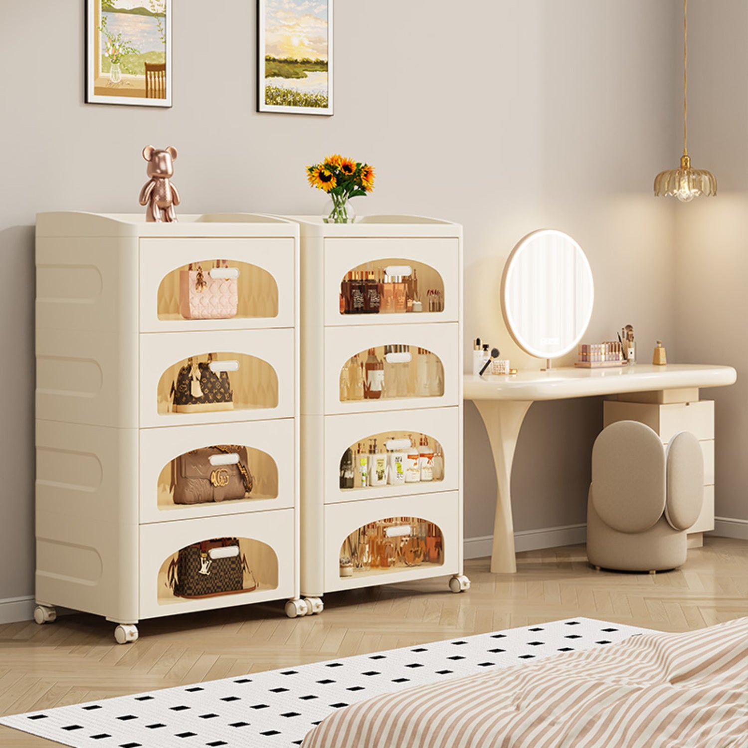 Armoire de rangement polyvalente