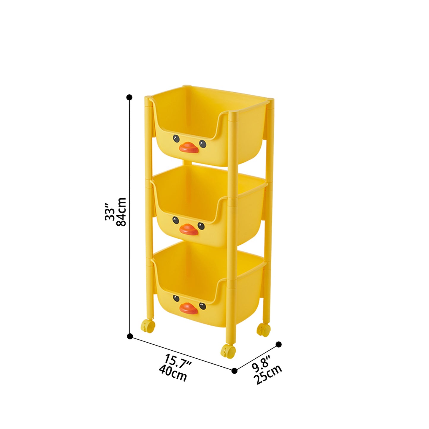 Toys Storage Organizer Bins Baskets with Wheels