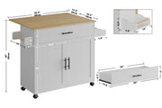 Rolling Kitchen Island on Wheels