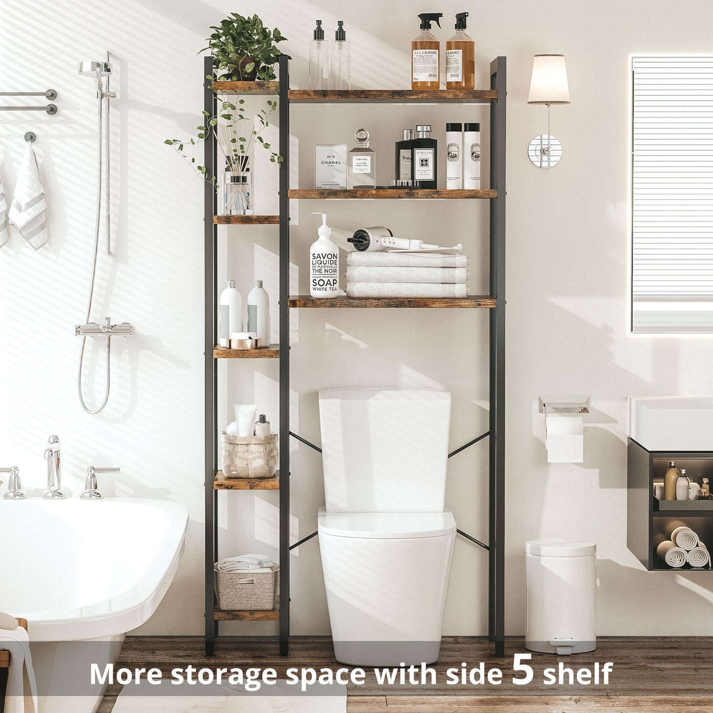 Bathroom Organizer Vintage Brown