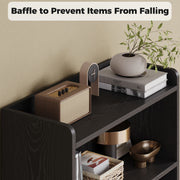 Bookshelf with 4 Door Cabinet