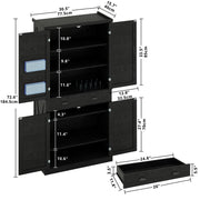 Kitchen Pantry Storage Cabinet