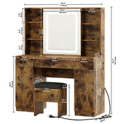【HOT】 Schminktisch-Set mit 7 Schubladen