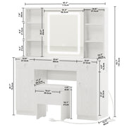 【HOT】 Schminktisch-Set mit 7 Schubladen
