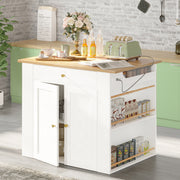 Îlot de cuisine avec grand rangement