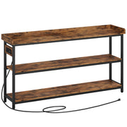Console de 55 pouces avec prise de courant