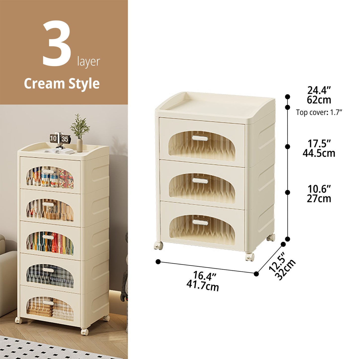 Armoire de rangement polyvalente