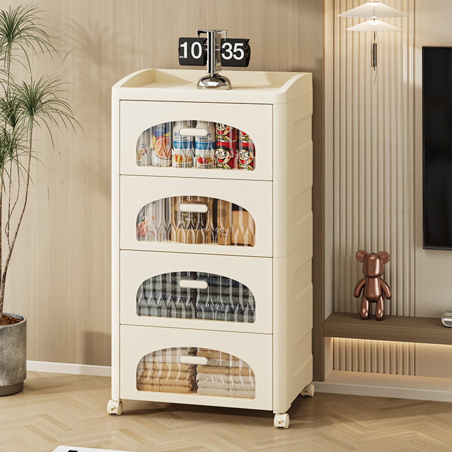 Armoire de rangement polyvalente