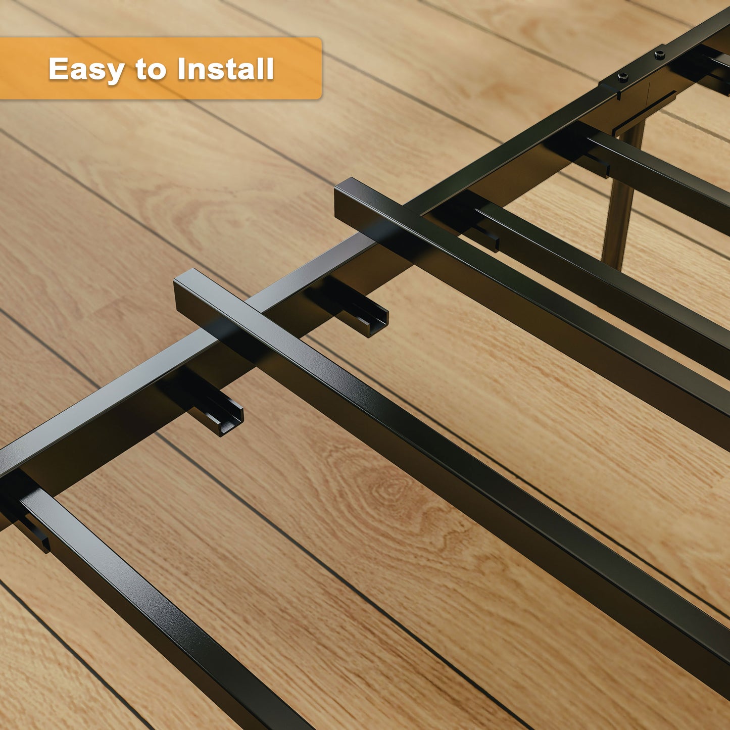 IRONCK LED Bed Frame with 4 Drawers
