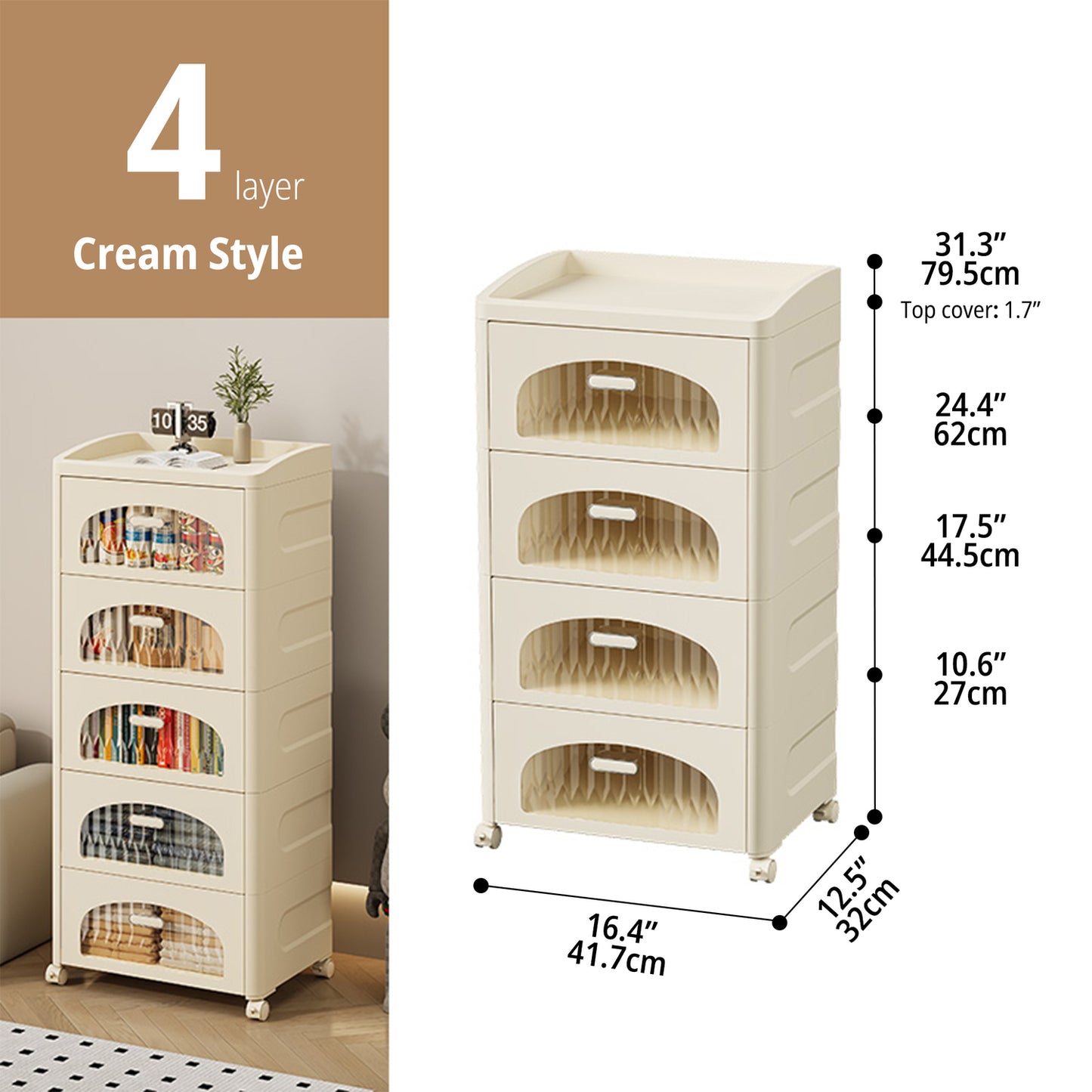 Armoire de rangement polyvalente