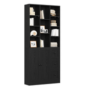 IRONCK 71" Tall Bookcase with 2 Doors