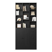 IRONCK 71" Tall Bookcase with 2 Doors