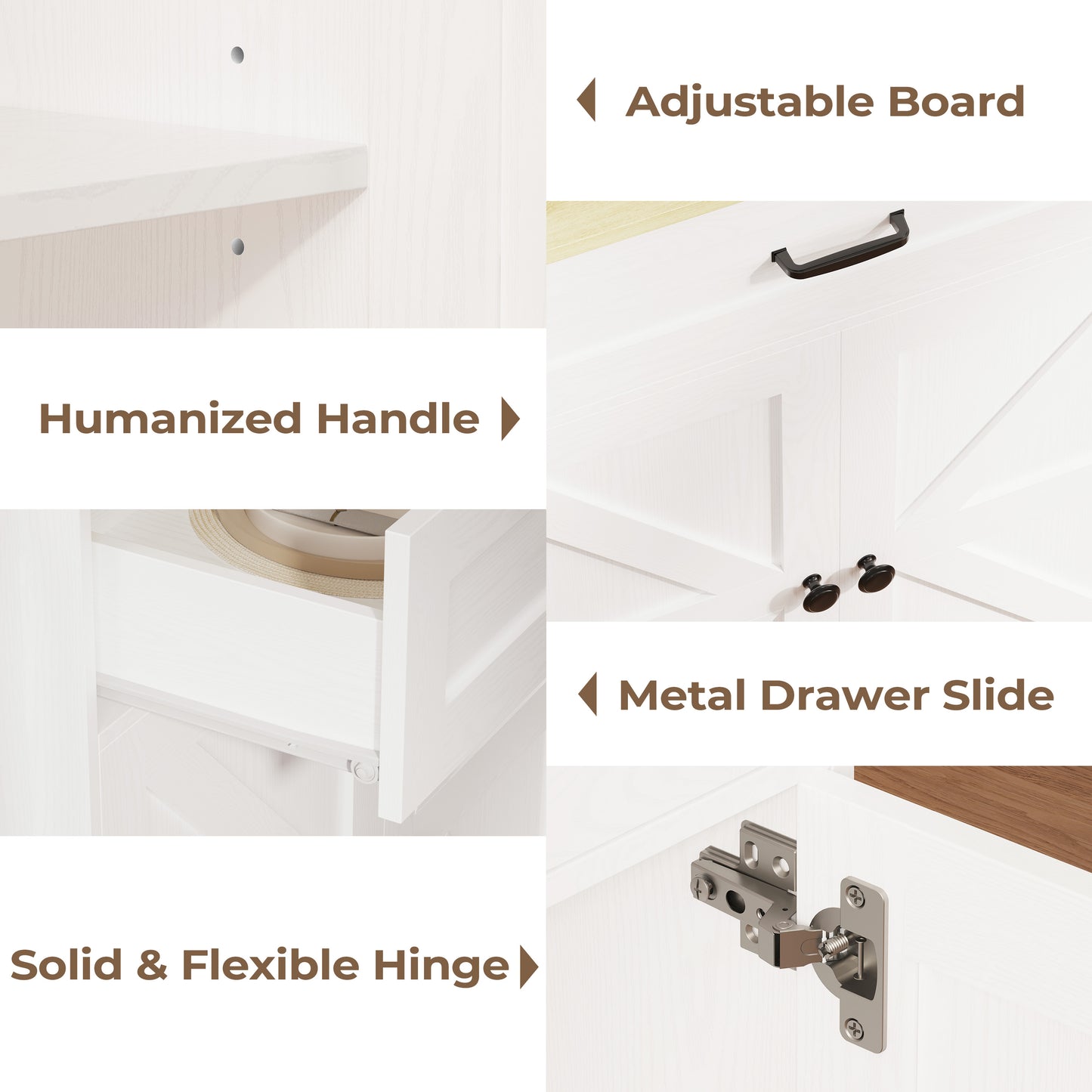 Rolling Kitchen Island with Drop Leaf