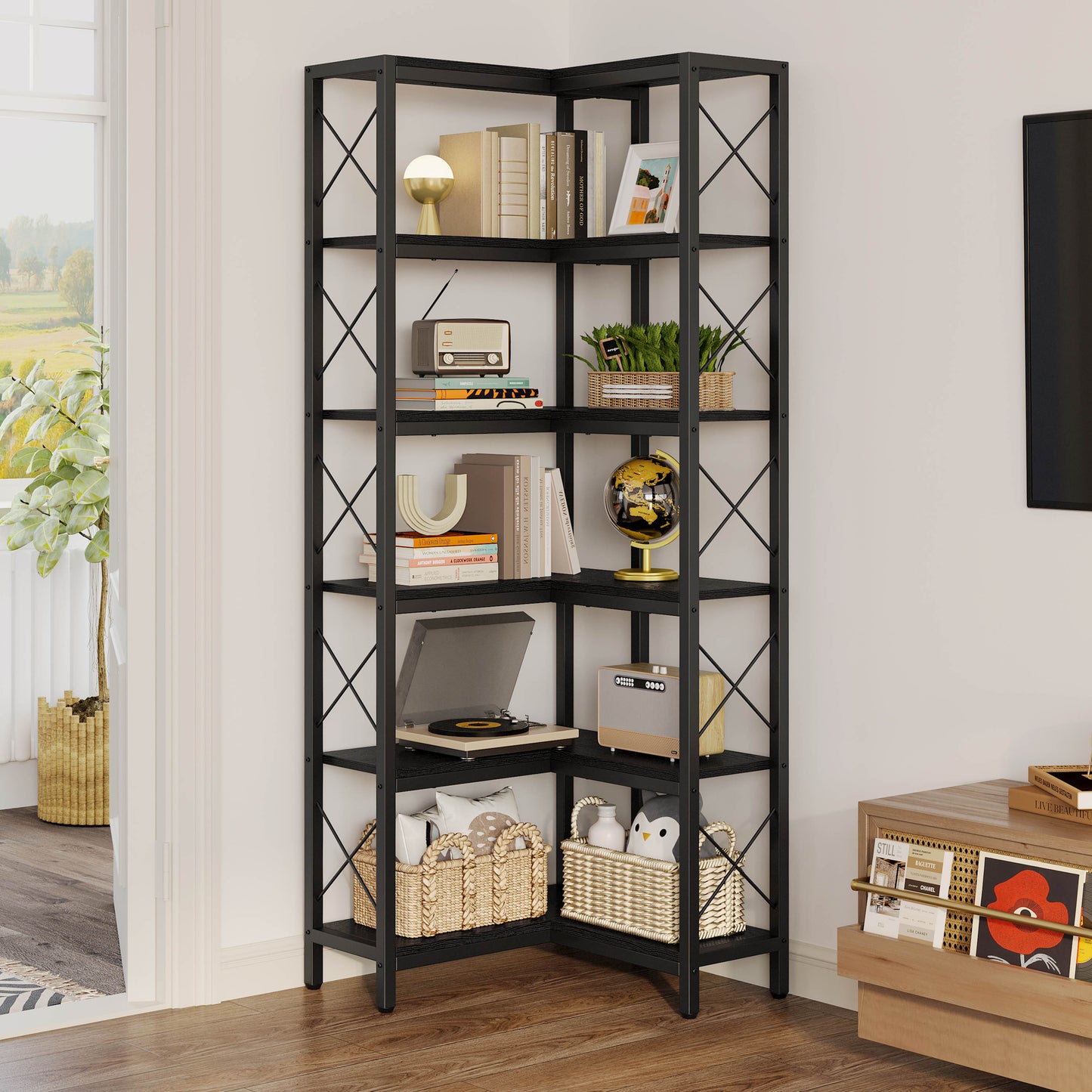 Bibliothèque industrielle à 6 niveaux