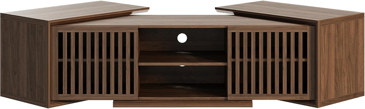 IRONCK Adjustable TV Stand for Living Room up to 75 Inches