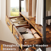 IRONCK L Shaped Coat Rack Corner Closet