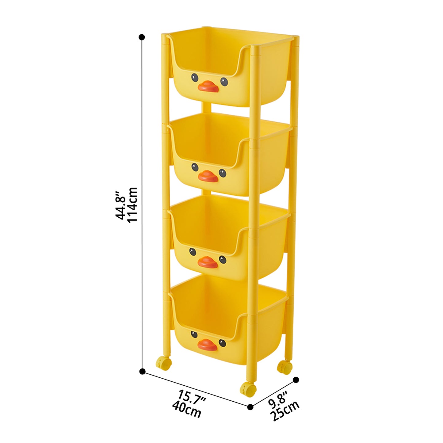 Toys Storage Organizer Bins Baskets with Wheels