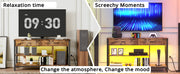 Industrielle TV-Konsole mit LED-Leuchten