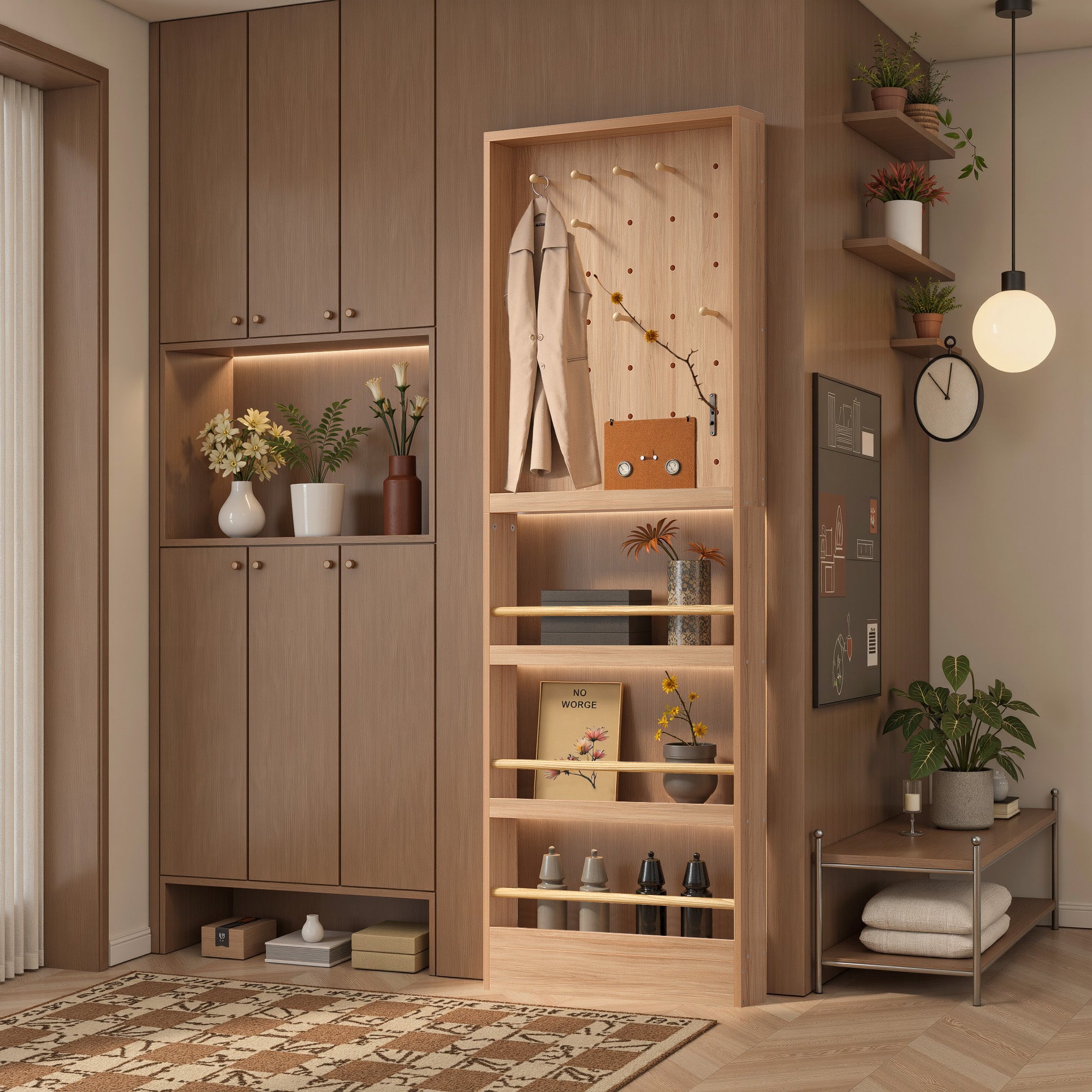 IRONCK Entryway Storage Rack