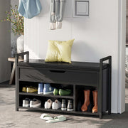 2 Tier Shoe Storage Rack Black
