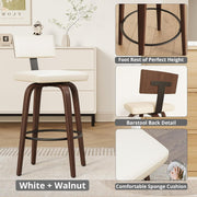 IRONCK Counter Height Bar Stools Set of 2