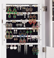 Jewelry Armoire Cabinet Organizer with Full-Length Mirror
