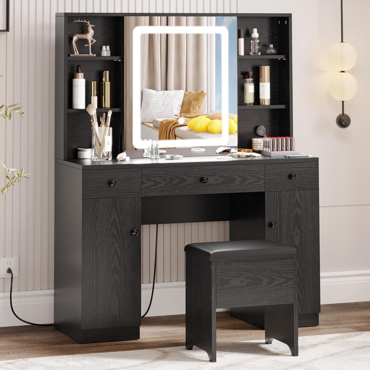 【HOT】 Schminktisch-Set mit 7 Schubladen