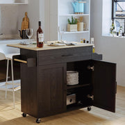 Rolling Kitchen Island on Wheels