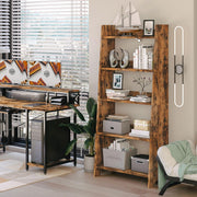 5 Tier Wood Ladder Shelf