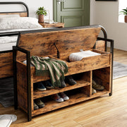 Shoe Storage Bench Brown
