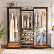 3-Tier Shoe Rack Wardrobe with 2 Drawers