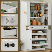 IRONCK Kitchen Pantry Storage Cabinet