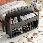 2 Tier Shoe Storage Rack Black