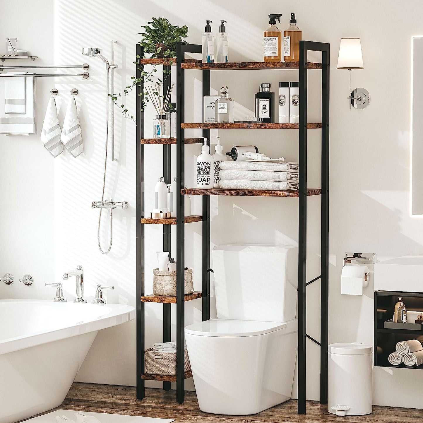 Bathroom Organizer Vintage Brown