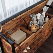 Shoe Storage Bench Brown