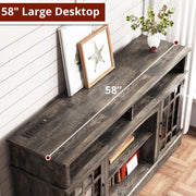 IRONCK Farmhouse TV Stand for 65 Inch TV