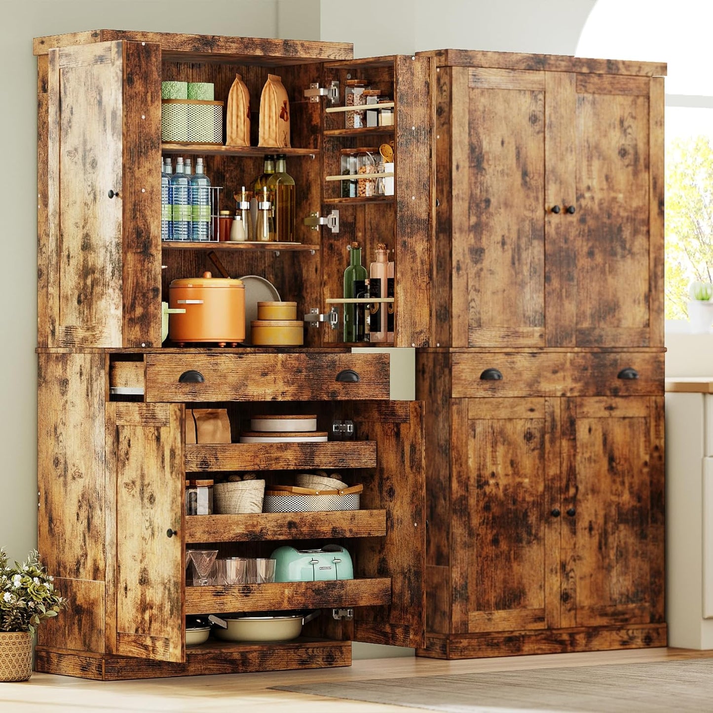 IRONCK Kitchen Pantry Storage Cabinet