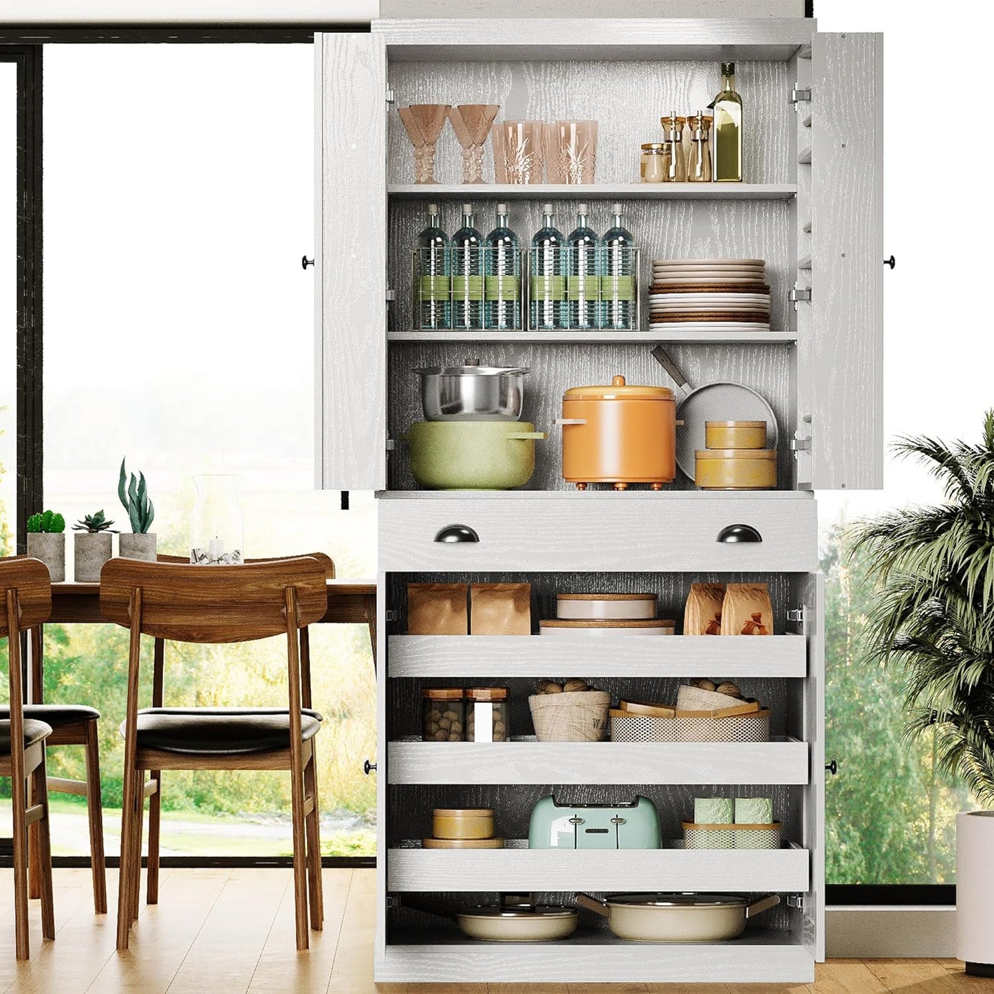 IRONCK Kitchen Pantry Storage Cabinet