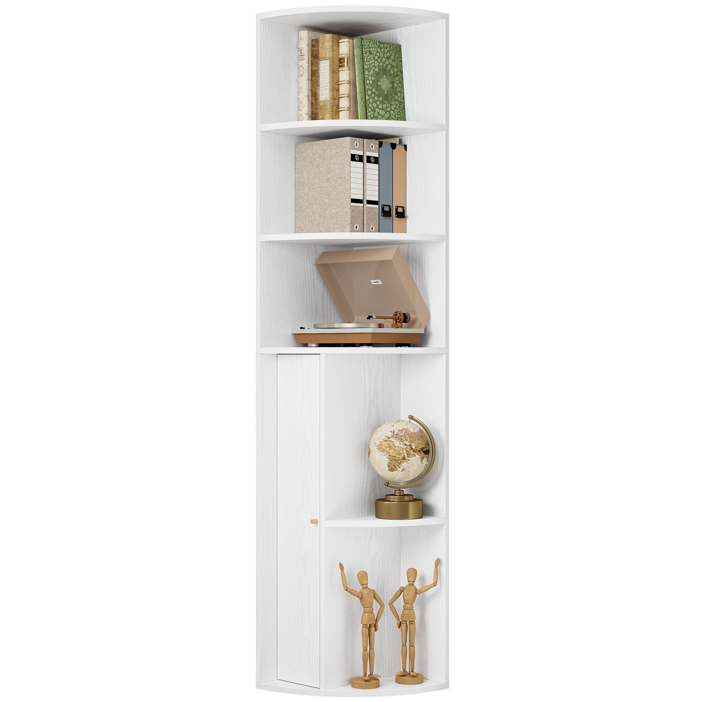 IRONCK 71 " Tall Corner Bookshelf