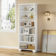 71" hohes Bücherregal mit 6 Regalböden