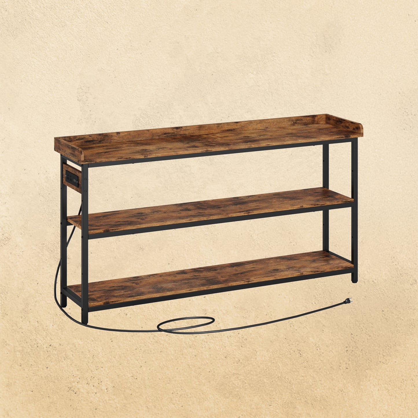 Console de 55 pouces avec prise de courant