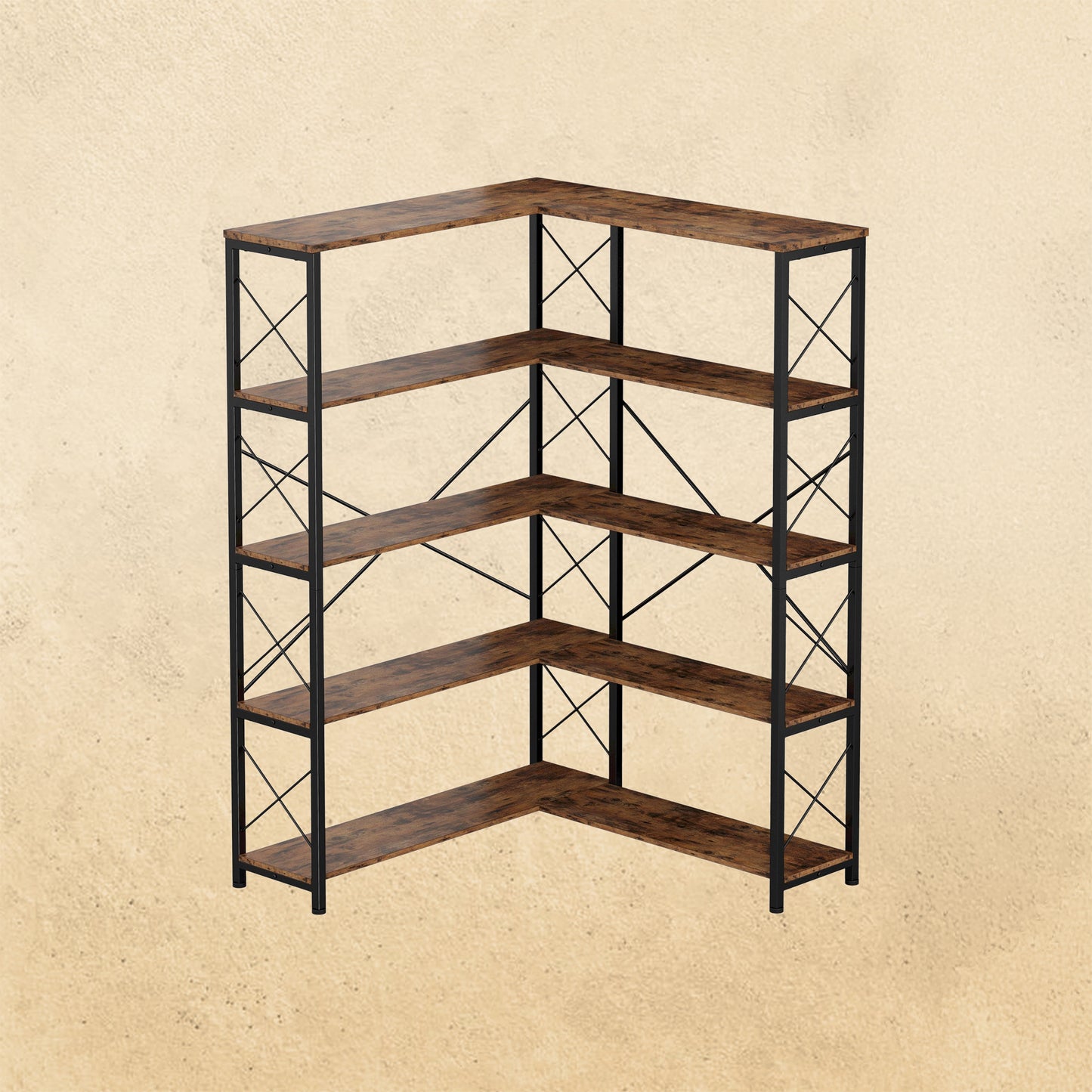 5 Tier Corner shelf L Shaped