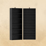 Lot de 2 étagères noires vintage