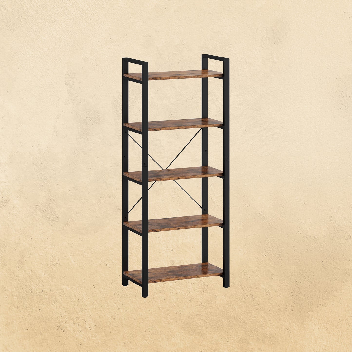 5-stöckiges Leiterregal