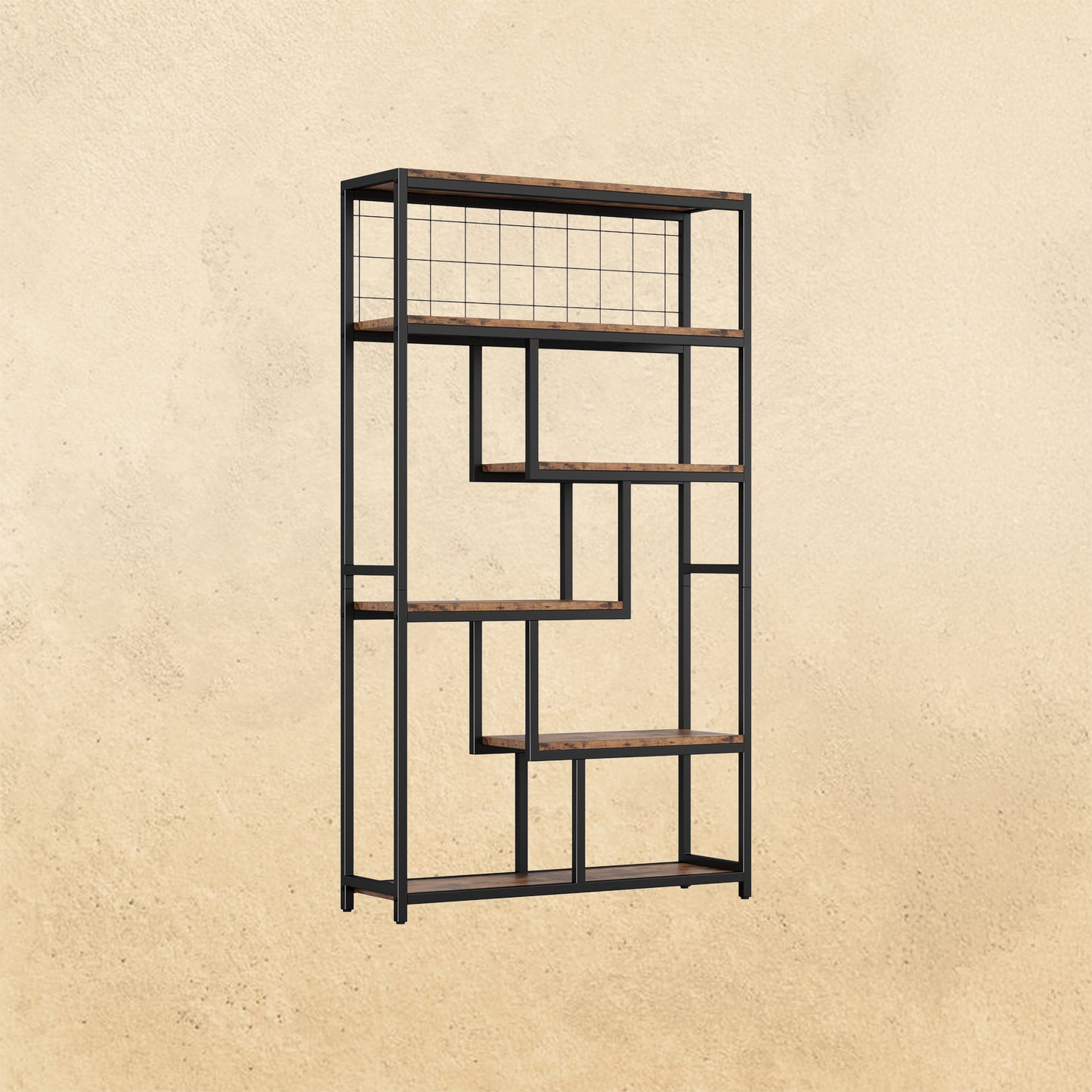 6-Shelf Etagere Bookcase