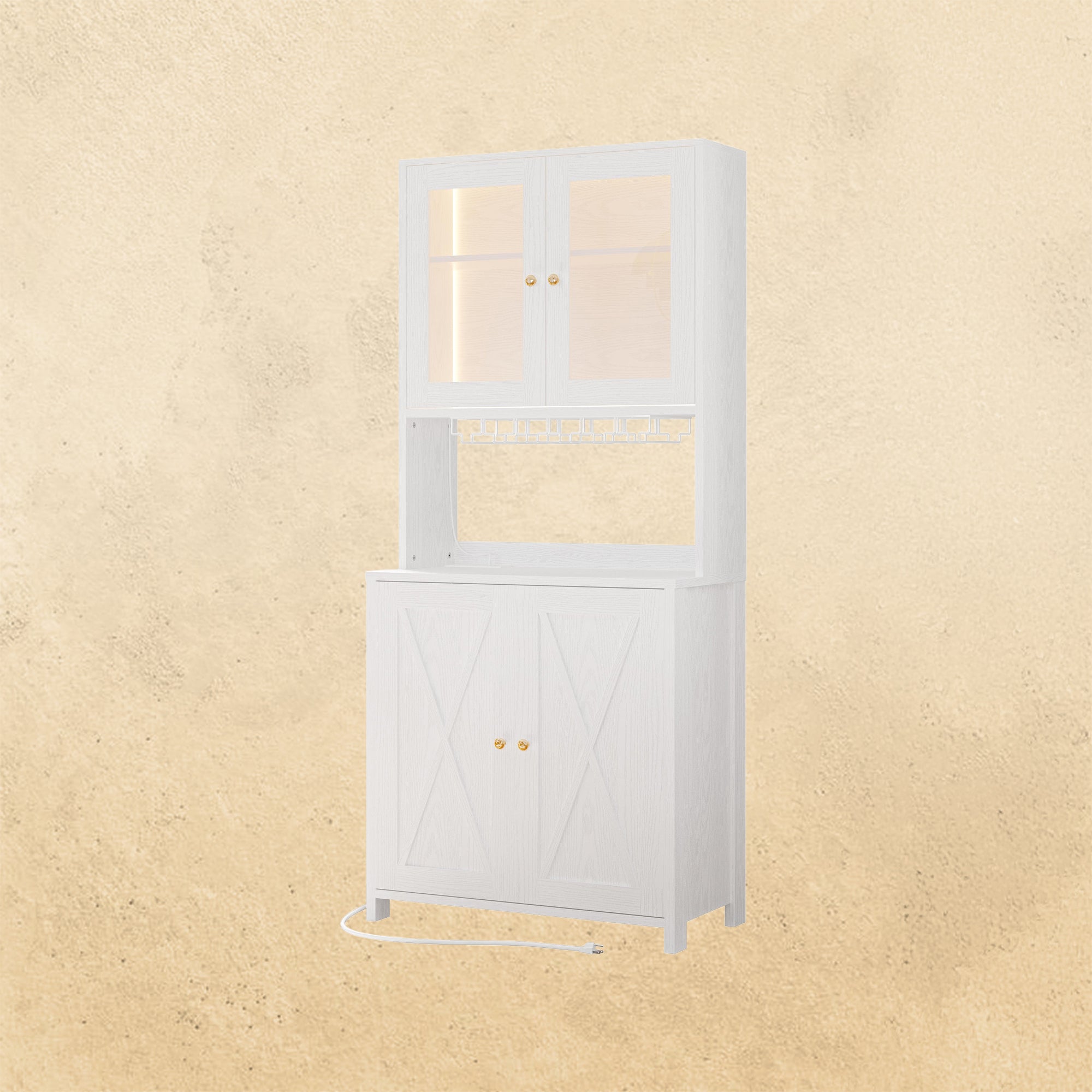 71” Bar Cabinets with LED Light