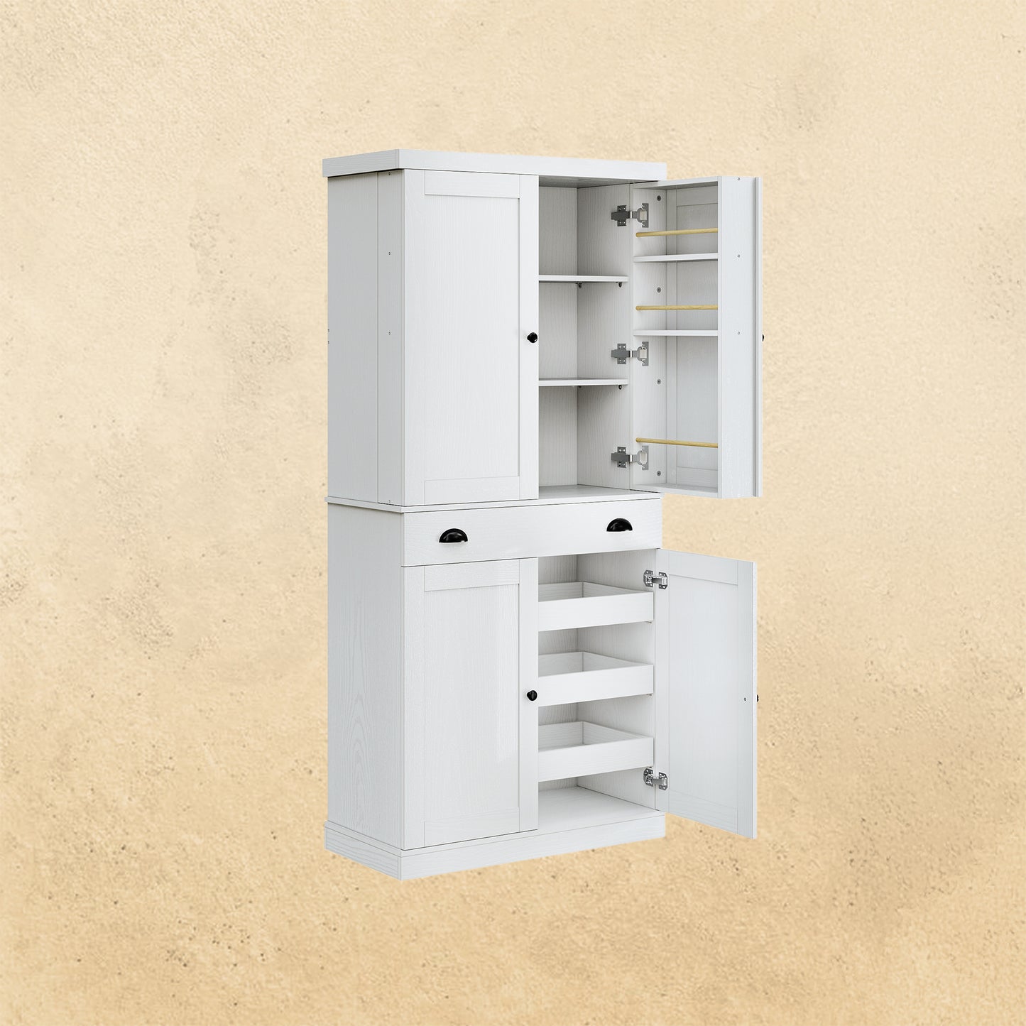 IRONCK Kitchen Pantry Storage Cabinet