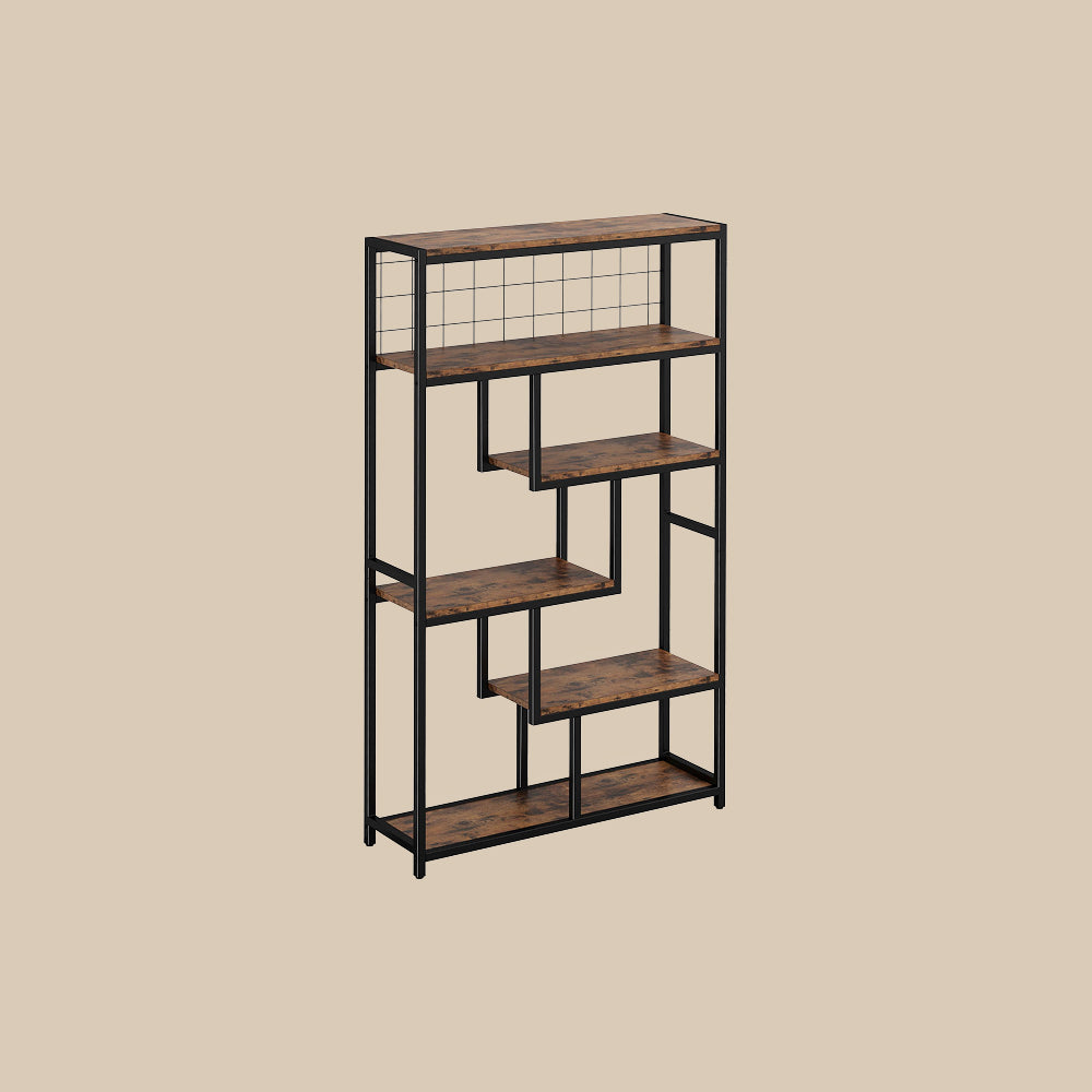 6-Shelf Etagere Bookcase