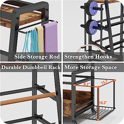 Sports Storage Rack with wheels