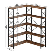 5 Tier Corner shelf L Shaped